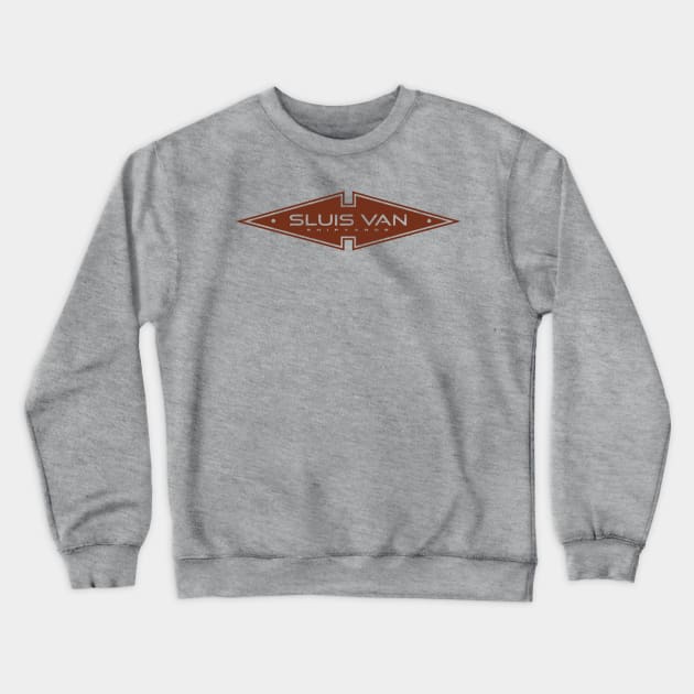 Sluis Van Shipyards Crewneck Sweatshirt by MindsparkCreative